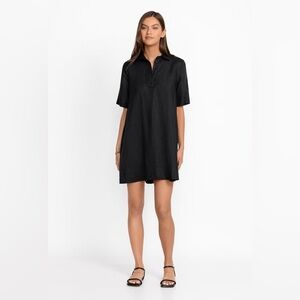 Johnny Was Calme linen polo shirt dress size small